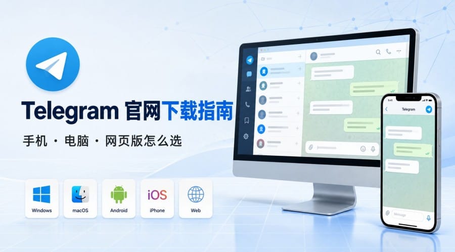 Telegram 官方网站下载指南:手机、电脑与网页版怎么选