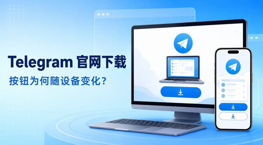 Telegram 官网下载按钮为何随设备变化？识别原理与安全下载步骤